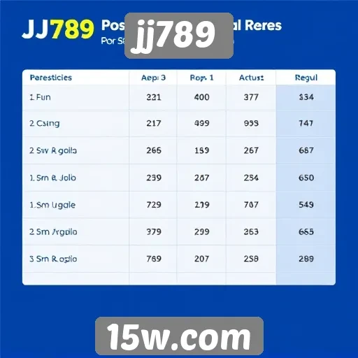 Estatísticas de jogadores ativos no jj789
